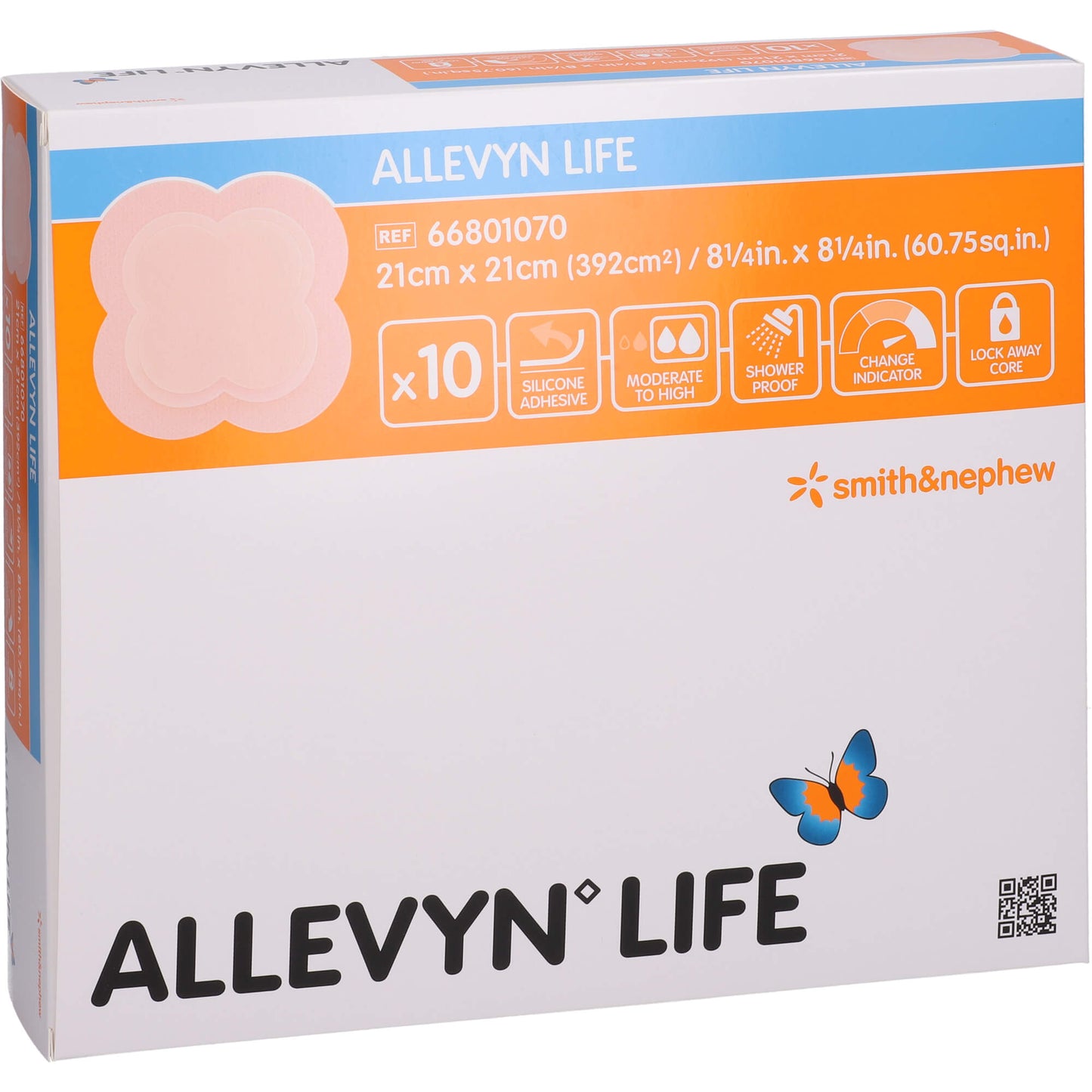 ALLEVYN Life 21x21 cm Silikonschaumverband 10 St