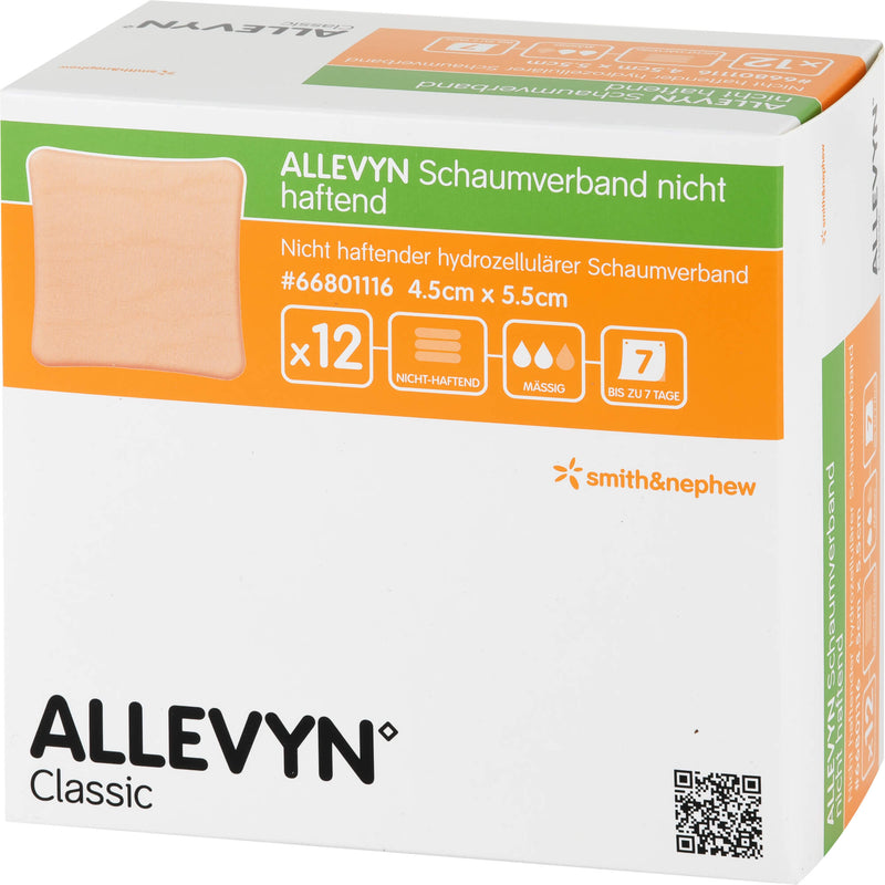 ALLEVYN 4.5X5.5 NICHT HAFT 12 St