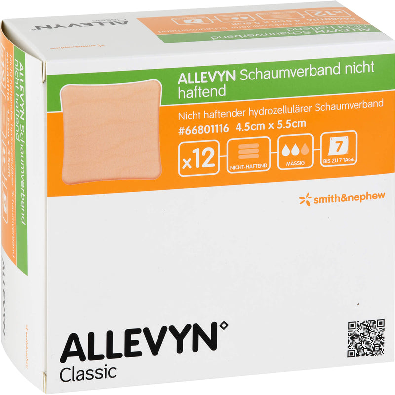 ALLEVYN 4.5X5.5 NICHT HAFT 12 St