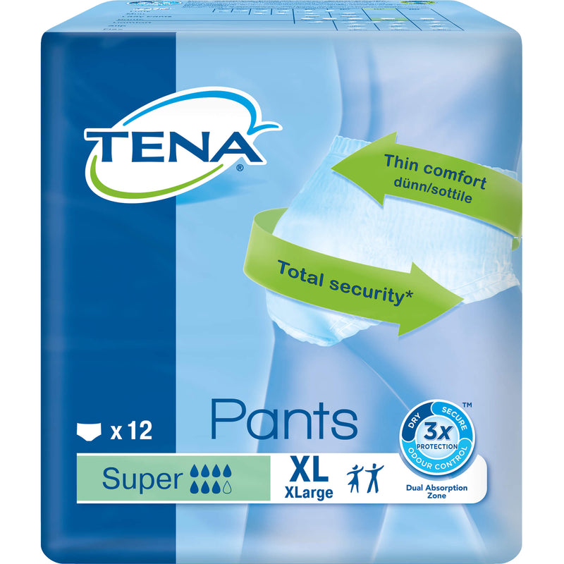 TENA PANTS SUPER XL CONFIO 12 St