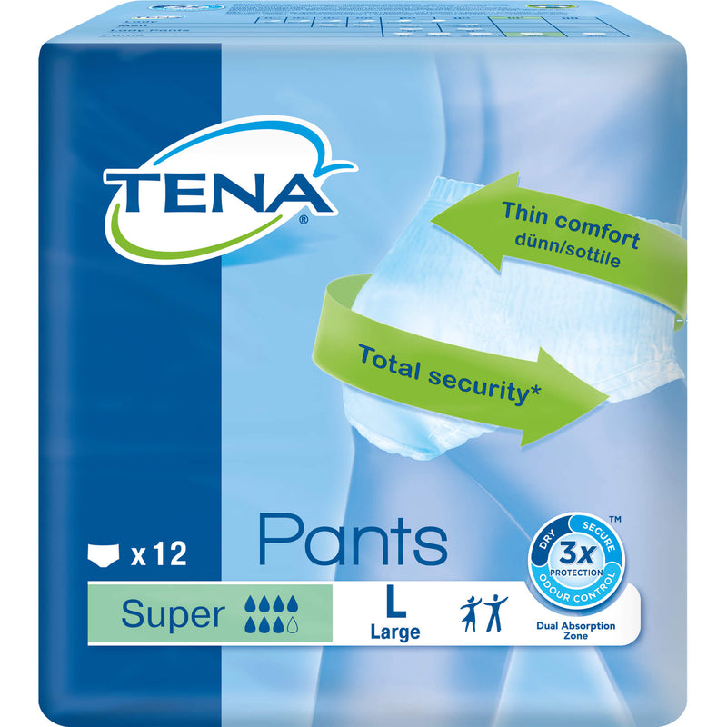 TENA PANTS SUPER L CONFIO 12 St