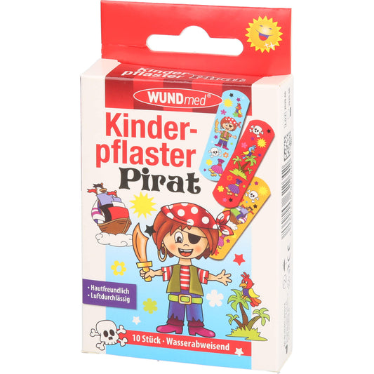 KINDERPFLASTER Pirat 10 St