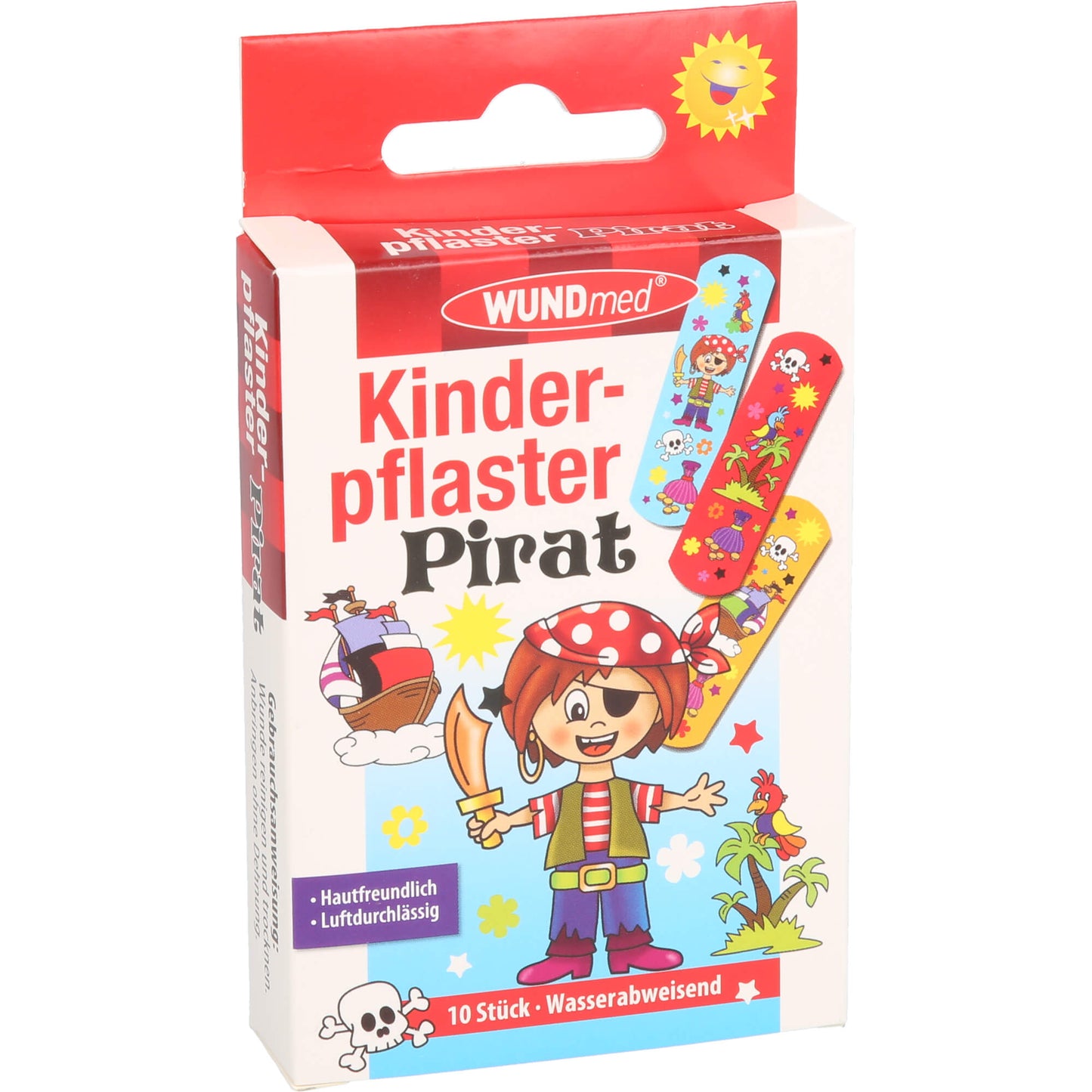 KINDERPFLASTER Pirat 10 St