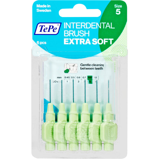 TEPE Interdentalbürste x-weich 0,8mm 6 St