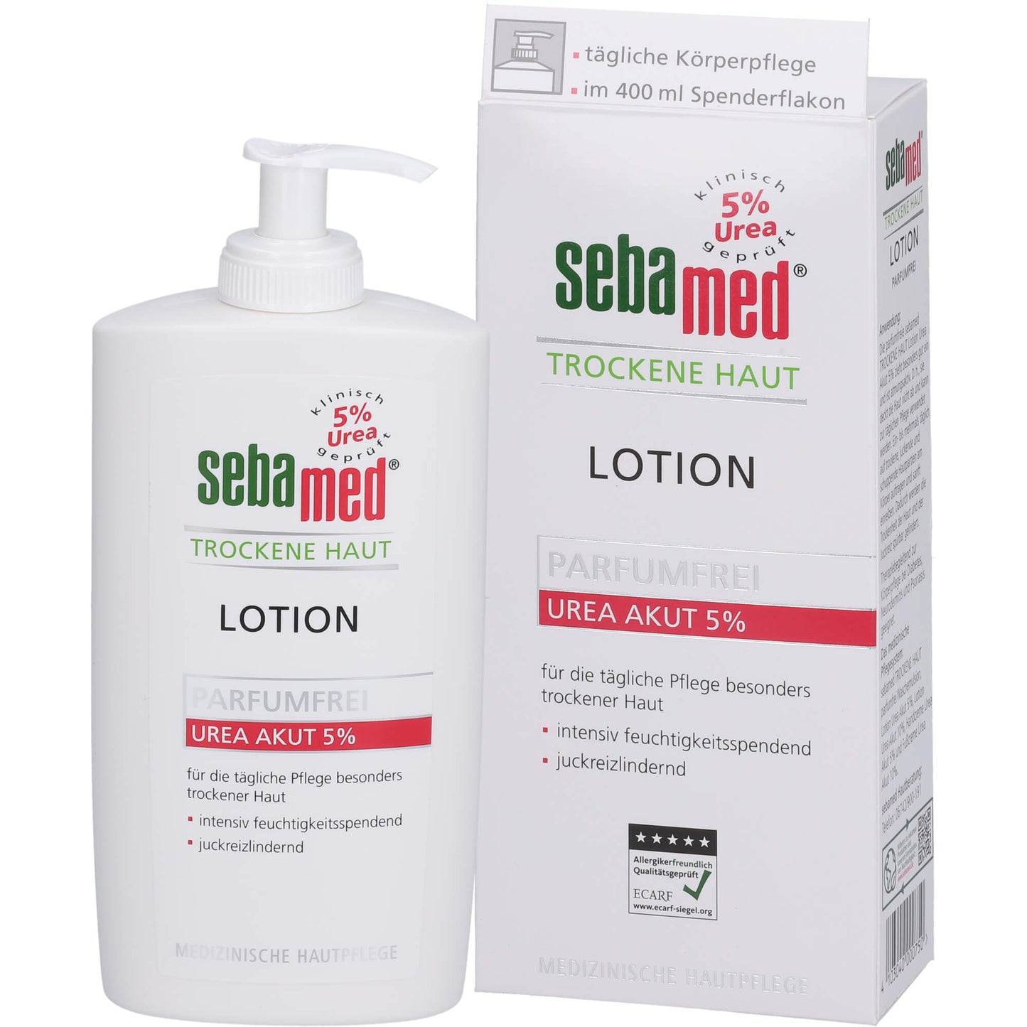 SEBAMED Trockene Haut Lotion Urea 10% parfümfrei 400 ml