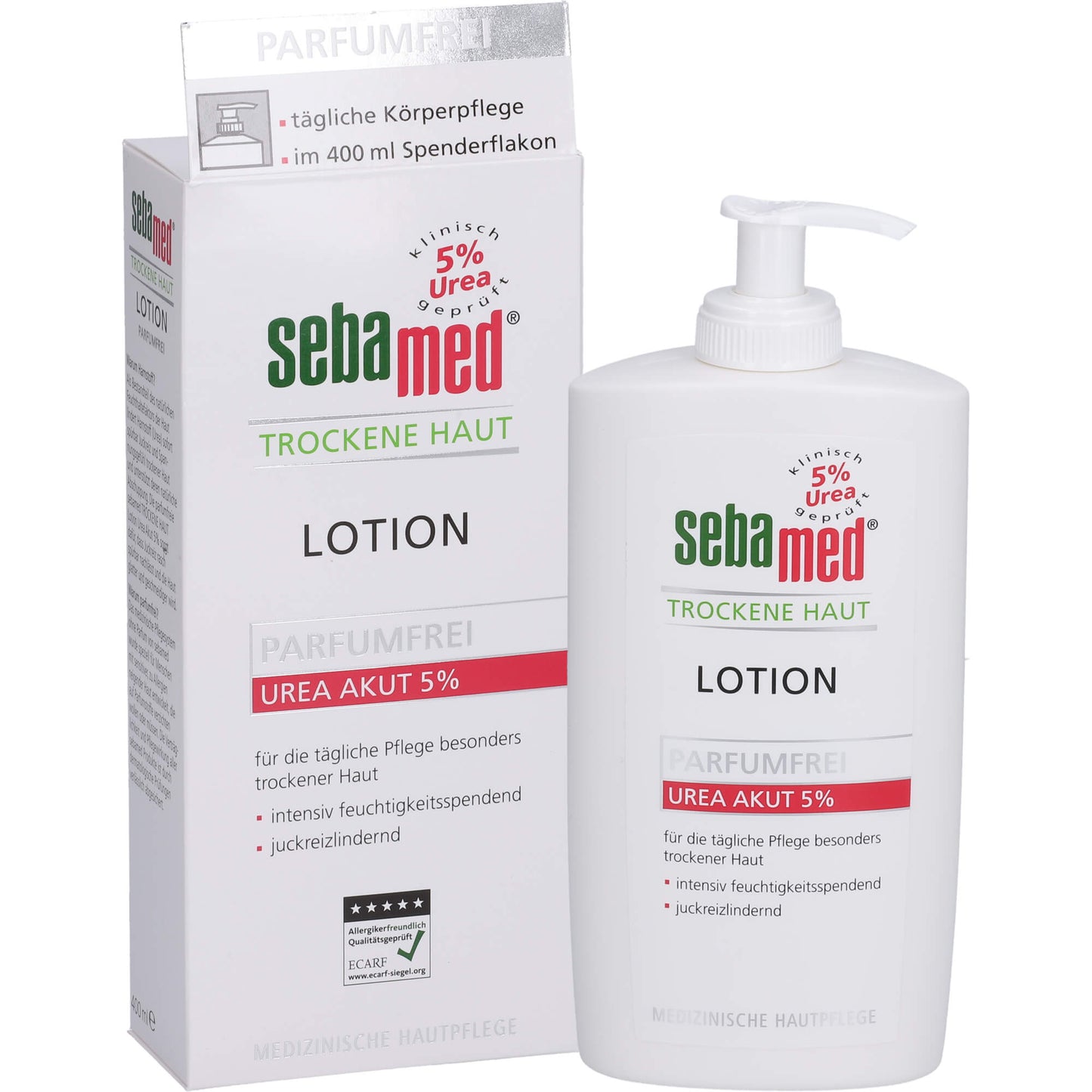 SEBAMED Trockene Haut Lotion Urea 10% parfümfrei 400 ml