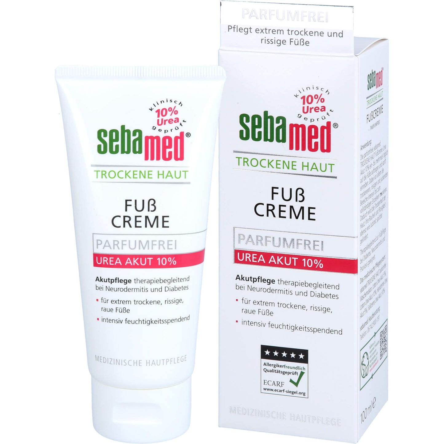 SEBAMED Trockene Haut Fußcreme Urea10% parfümfrei 100 ml