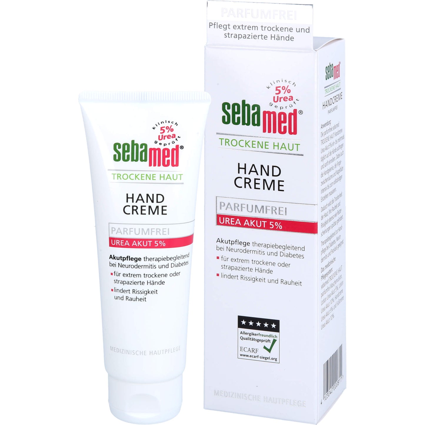 SEBAMED Trockene Haut Handcreme Urea 5% parfümfrei 75 ml