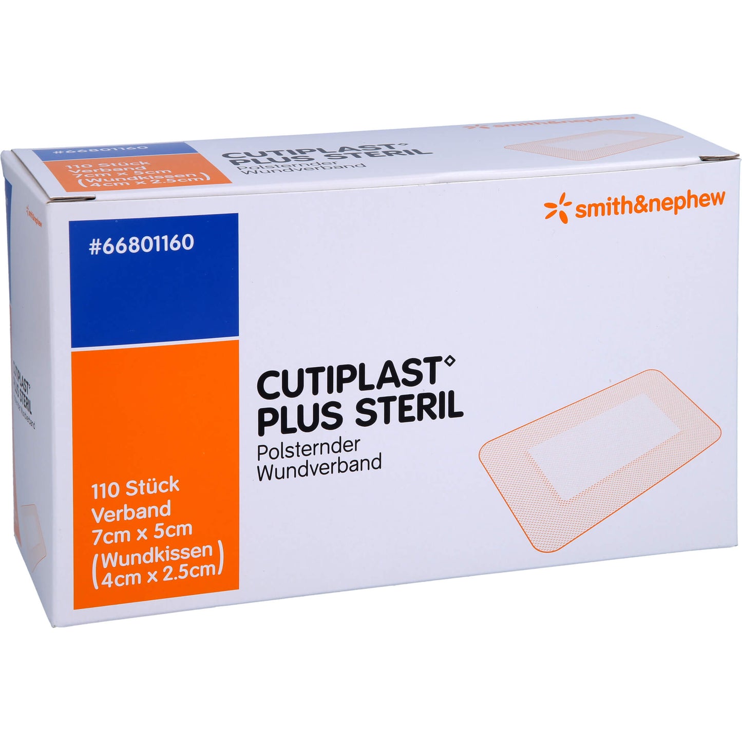 CUTIPLAST Plus steril 5x7 cm Verband 110 St