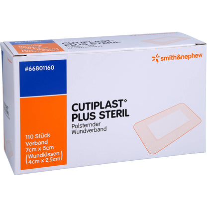 CUTIPLAST Plus steril 5x7 cm Verband 110 St