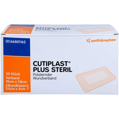 CUTIPLAST Plus steril 7,8x15 cm Verband 55 St
