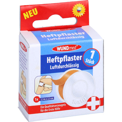 HEFTPFLASTER Textil 2,5 cmx2,5 m 1 St