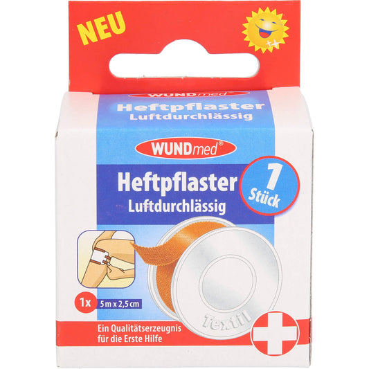 HEFTPFLASTER Textil 2,5 cmx5 m 1 St