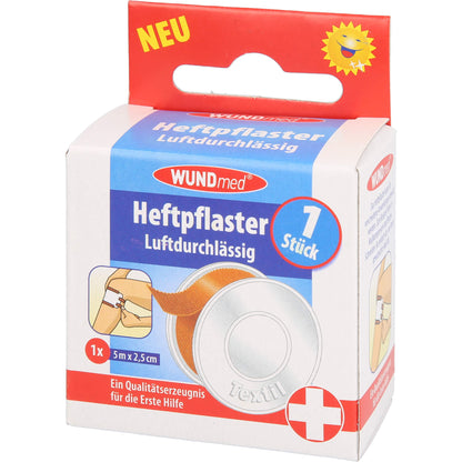HEFTPFLASTER Textil 2,5 cmx5 m 1 St