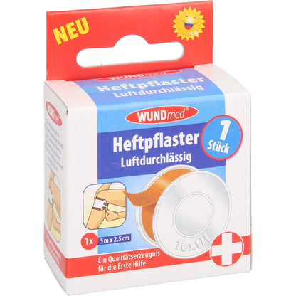 HEFTPFLASTER Textil 2,5 cmx5 m 1 St