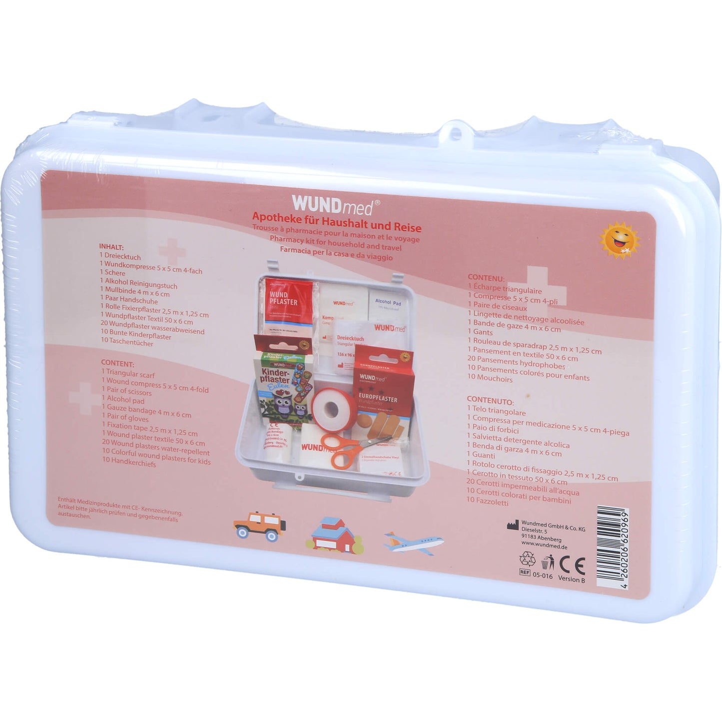 APOTHEKE für Haushalt+Reise Verbandskasten 1 St