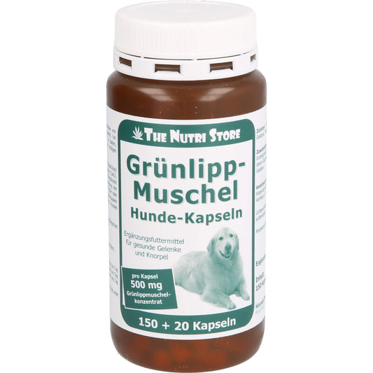 GRÜNLIPPMUSCHEL 500 mg Kapseln f.Hunde 150 St