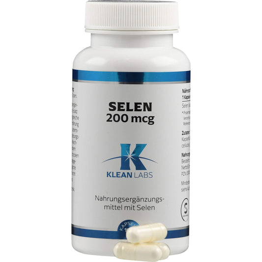 SELEN 200 µg KLEAN LABS Kapseln 100 St
