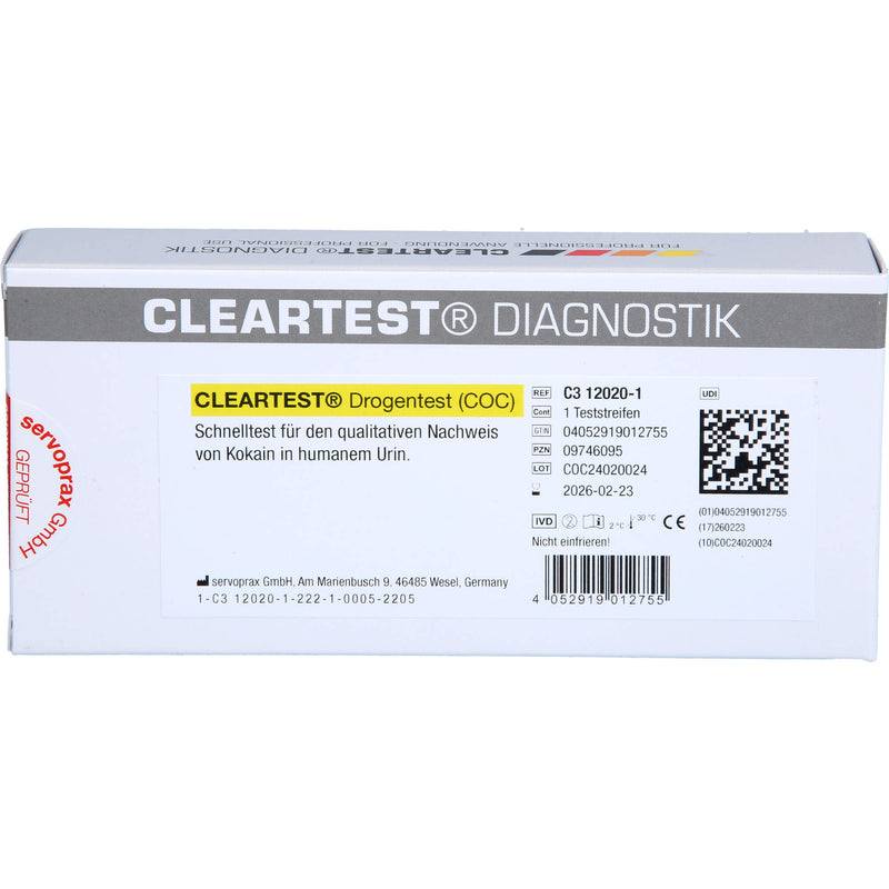 CLEARTEST DROGENTEST COC 1 St