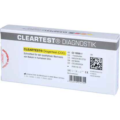 CLEARTEST Drogentest COC Teststreifen 1 St