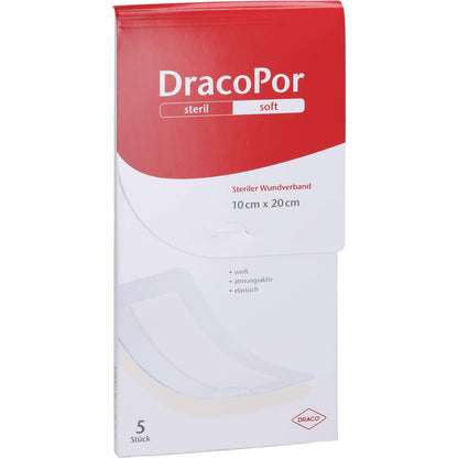 DRACOPOR Wundverband 10x20 cm steril 5 St