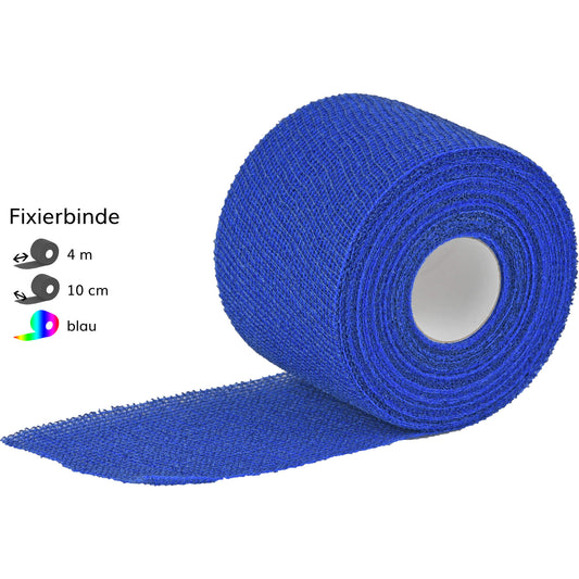 DRACOELFI haft color elast.Fixierb.10 cmx4 m blau 1 St