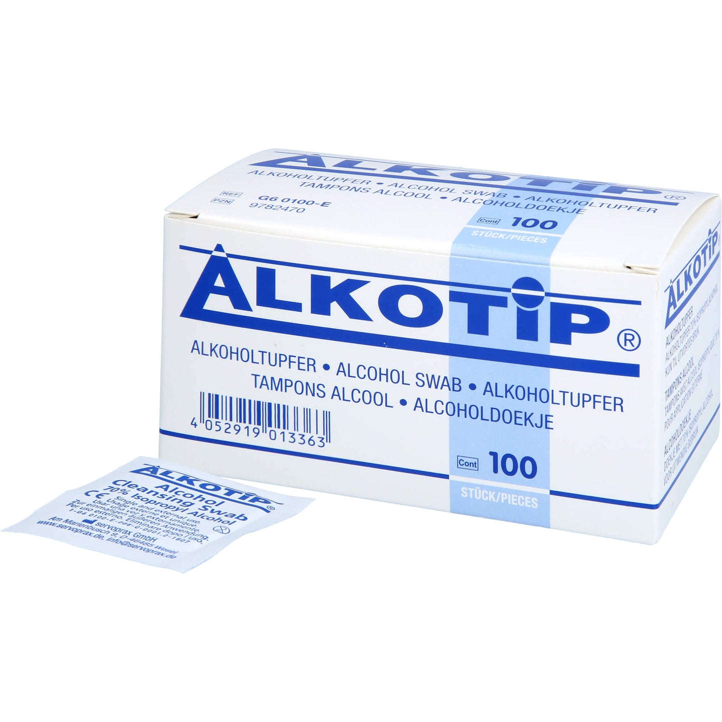 ALKOTIP Alkoholtupfer 100 St