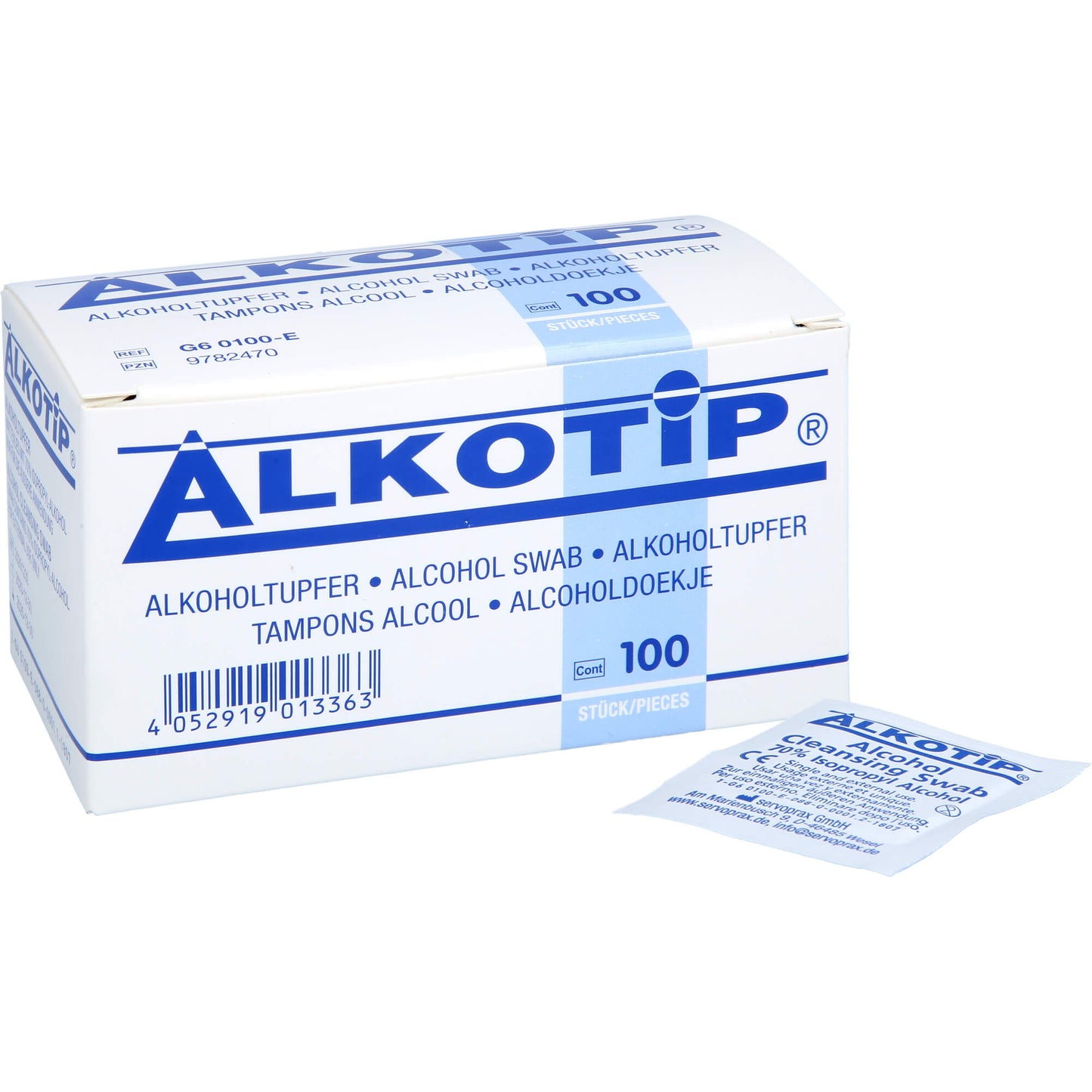 ALKOTIP Alkoholtupfer 100 St
