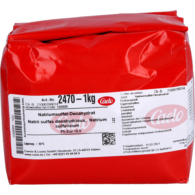 NATRIUMSULFAT-DECAHYD KRIS 1 kg
