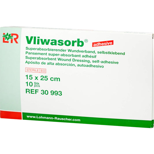 VLIWASORB adhesive superabso.Komp.sk.st.15x25 cm 10 St