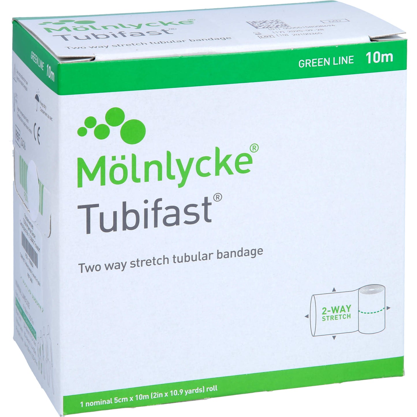 TUBIFAST 2-Way Stretch 5 cmx10 m grün 1 St