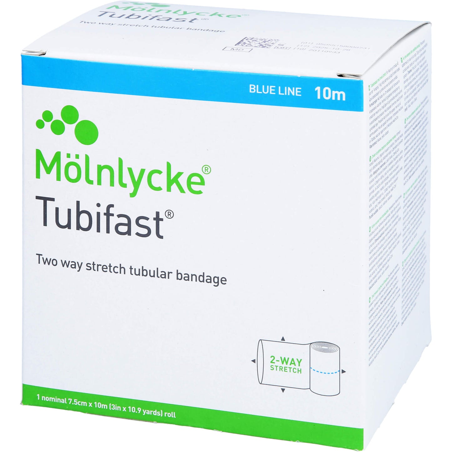 TUBIFAST 2-Way Stretch 7,5 cmx10 m blau 1 St