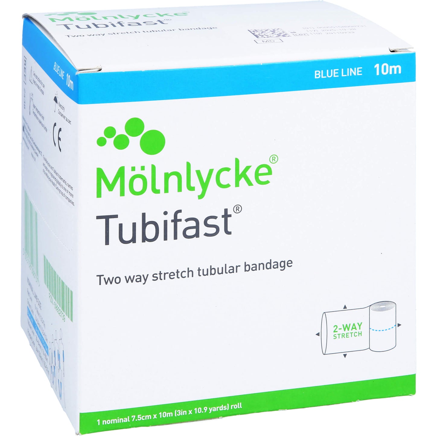 TUBIFAST 2-Way Stretch 7,5 cmx10 m blau 1 St