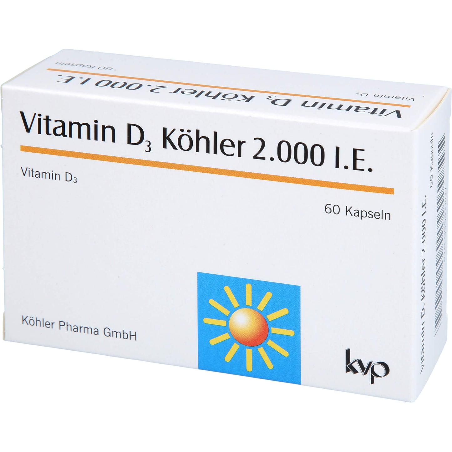 VITAMIN D3 KÖHLER 2.000 I.E. Kapseln 60 St