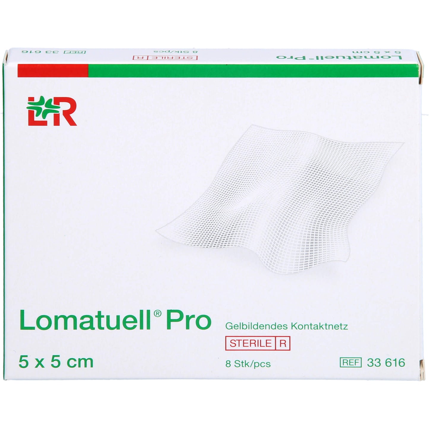 LOMATUELL Pro 5x5 cm steril 8 St