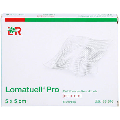LOMATUELL Pro 5x5 cm steril 8 St