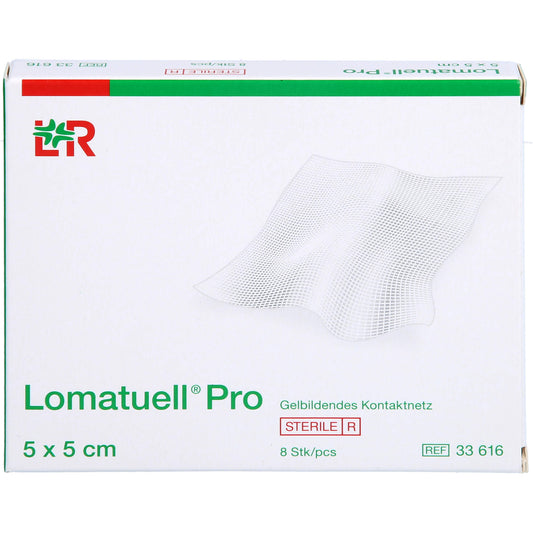 LOMATUELL Pro 5x5 cm steril 8 St