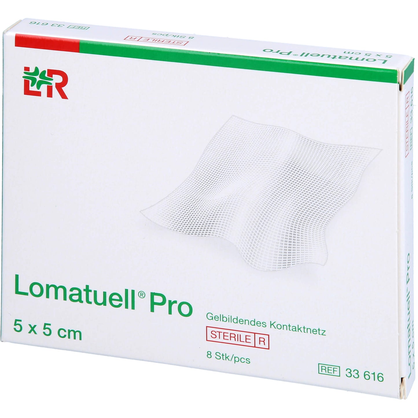 LOMATUELL Pro 5x5 cm steril 8 St