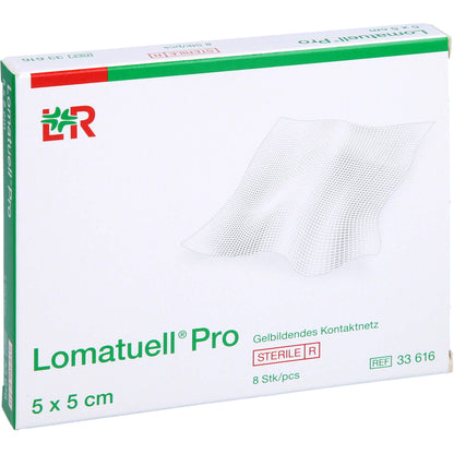 LOMATUELL Pro 5x5 cm steril 8 St