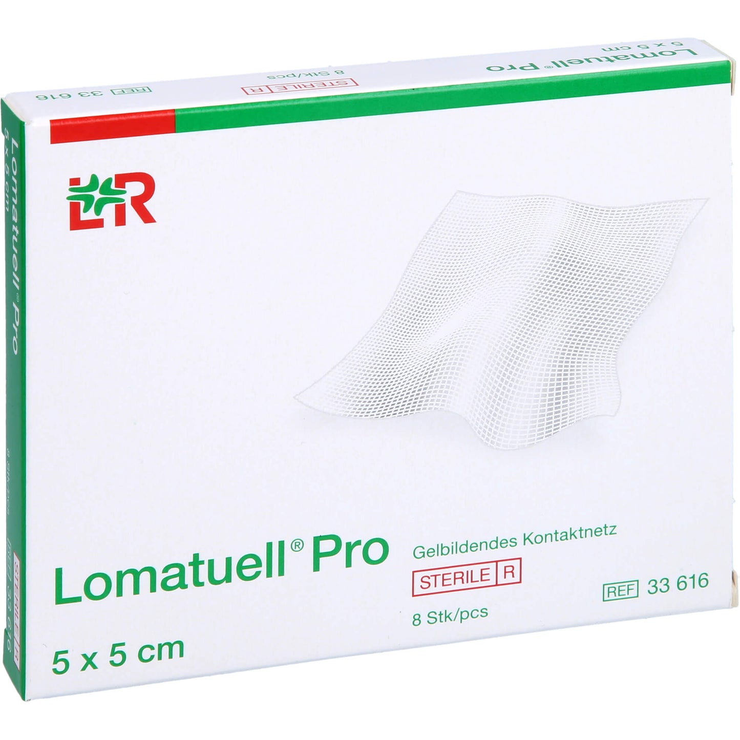 LOMATUELL Pro 5x5 cm steril 8 St