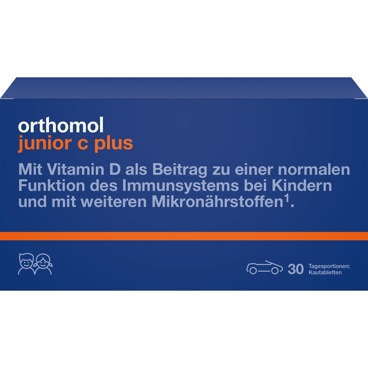 ORTHOMOL Junior C plus Kautabl.Mandarine/Orange 30 St