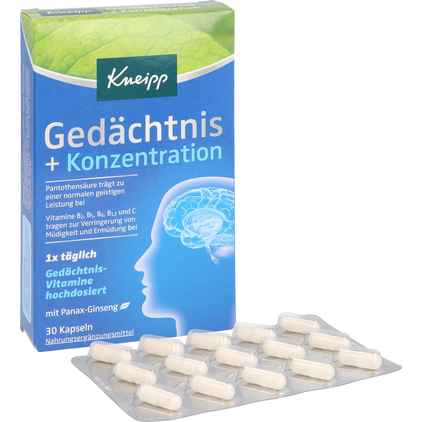 KNEIPP Gedächtnis+Konzentration Kapseln 30 St