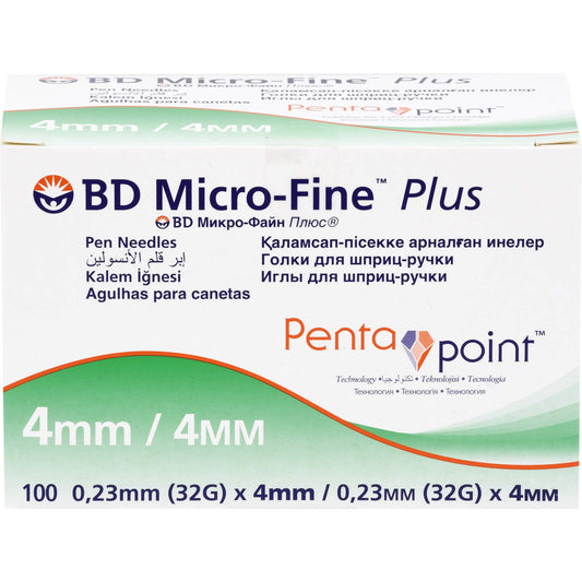 BD MICRO-FINE+ Pen-Nadeln 0,23x4 mm 32 G 100 St