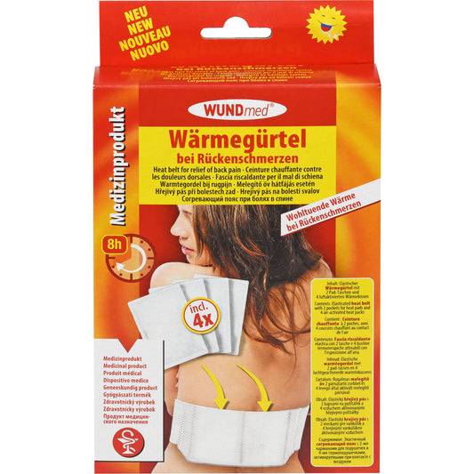 WÄRMEGÜRTEL mit 4 Wärmkissen einmalgebrauch 1 St