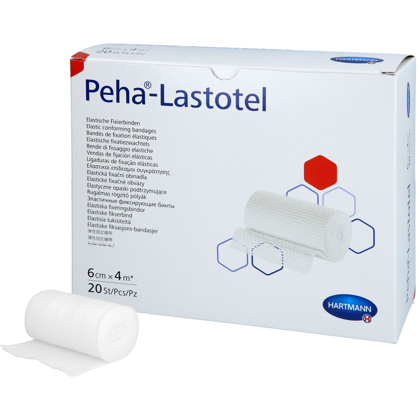 PEHA-LASTOTEL Fixierbinde 6 cmx4 m 20 St