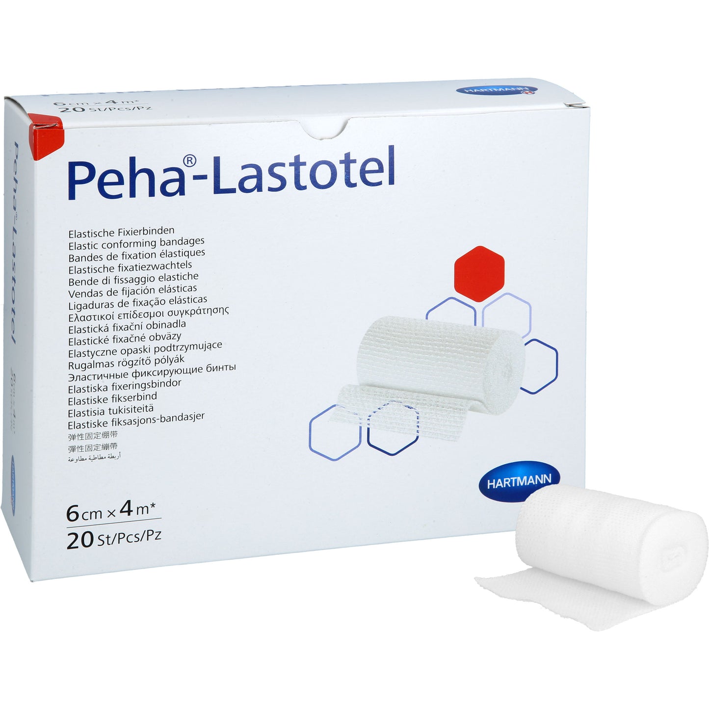 PEHA-LASTOTEL Fixierbinde 6 cmx4 m 20 St