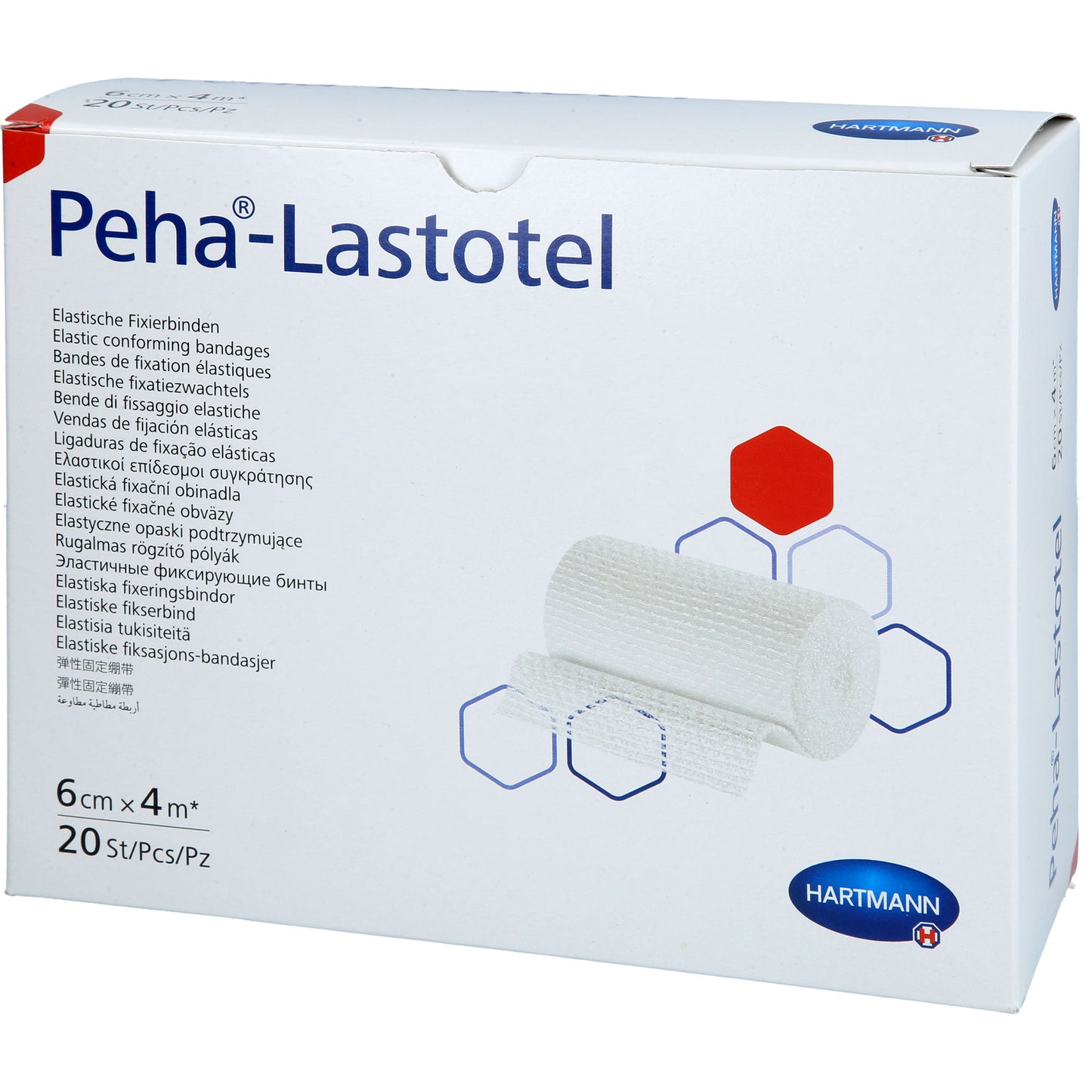 PEHA-LASTOTEL Fixierbinde 6 cmx4 m 20 St
