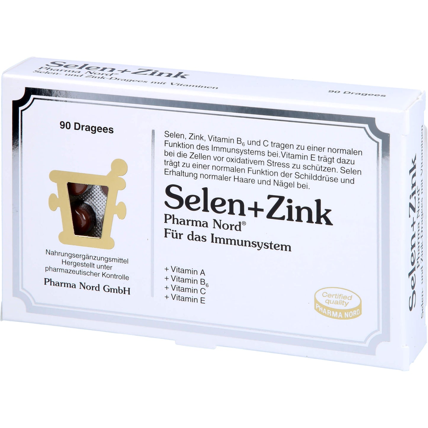 SELEN+ZINK Pharma Nord Dragees 90 St