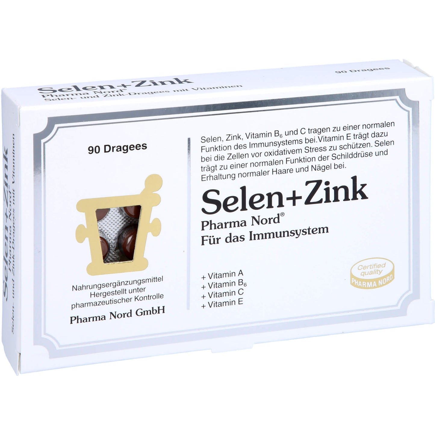 SELEN+ZINK Pharma Nord Dragees 90 St
