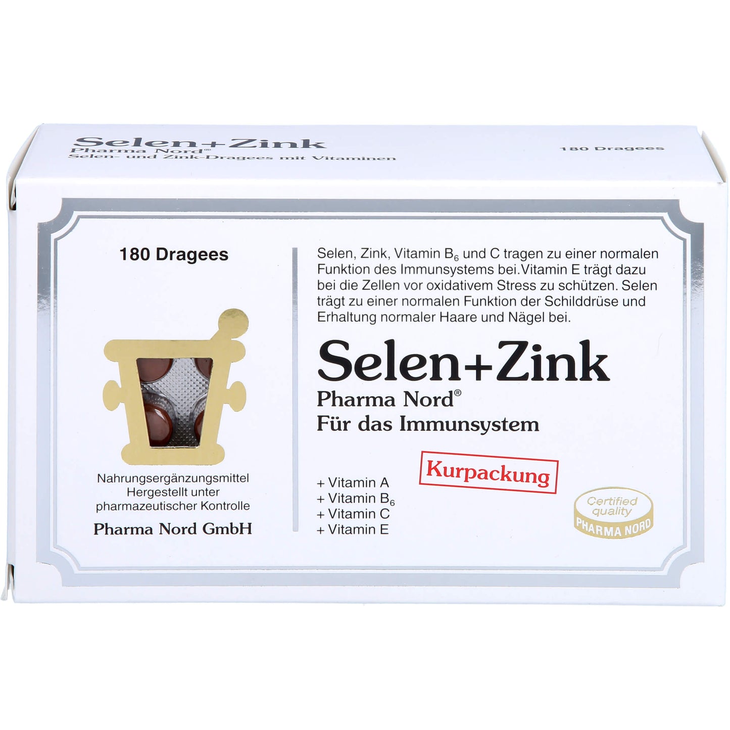 SELEN+ZINK Pharma Nord Dragees 180 St